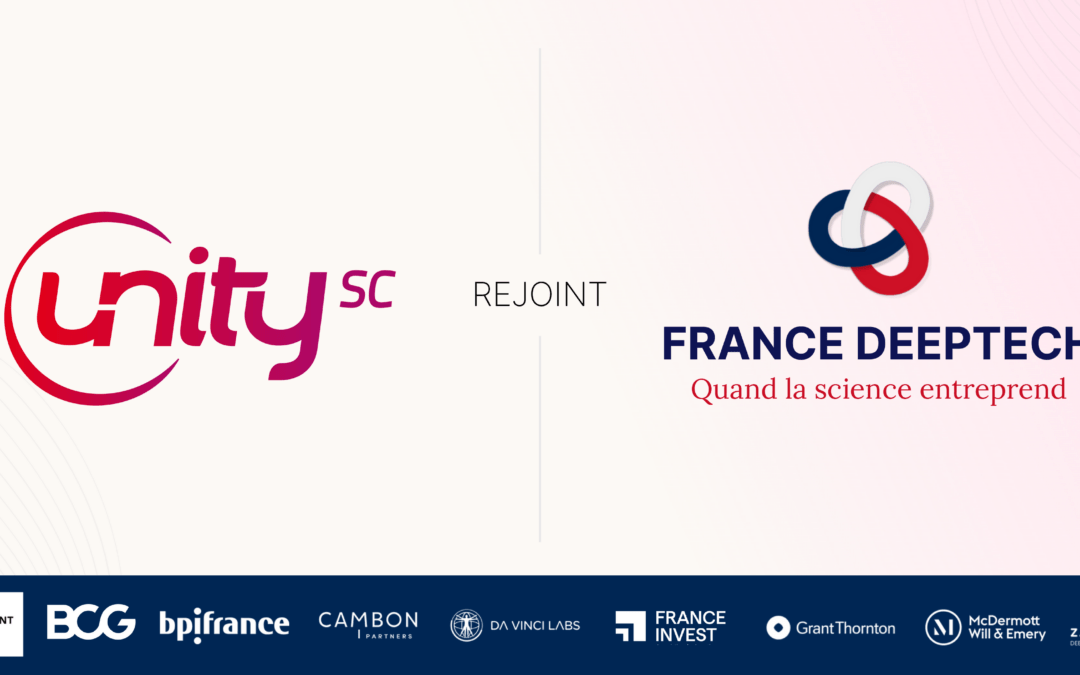 UnitySC rejoint France Deeptech en novembre 2023, la communauté qui rassemble les acteurs de la deeptech pour une réponse entrepreneuriale, collective et scientifique à nos défis contemporains